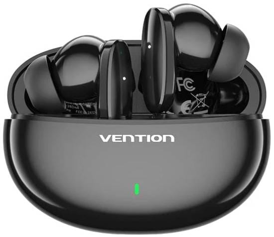 Наушники вкладыши беспроводные TWS Vention Elf Earbuds E01 Black (NBFB0) - Фото 1