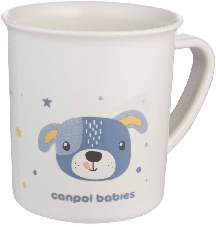 Чашка Canpol babies CUTE ANIMALS - голубая (4/413_blu2)