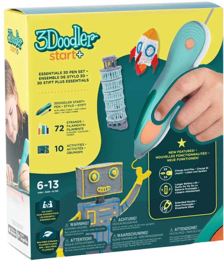 3D-ручка 3Doodler Start Plus КРЕАТИВ ПЛЮС 72 стержня (SPLUS EFG)