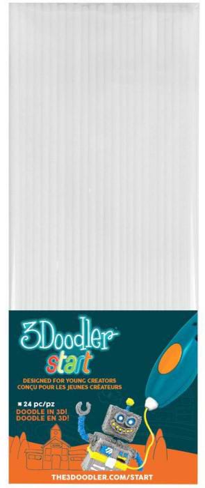 3D-стержни 3Doodler Набор стержней, 24 шт (3DS-ECO01-WHITE-24)