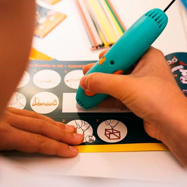 Фото - 3D-стрижні 3Doodler Набір Start Мікс, 75 шт. (помаранчевий, жовтий, зелений) (3DS-ECO-MIX2-75)