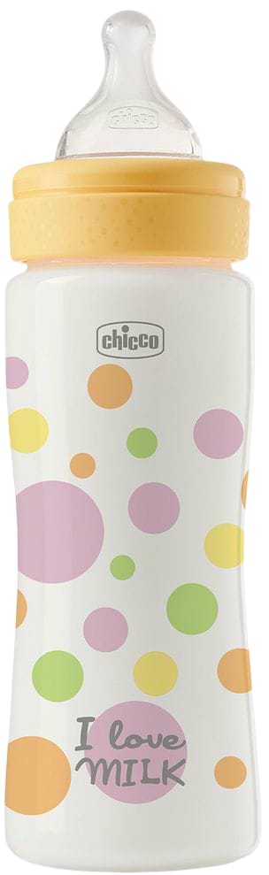 Купить Бутылочка для кормления Chicco Perfect Easy 330 мл силиконовая соска, от 4 месяцев, быстрый поток (девочка) (20245.10) - Фото 1 Бутылочка для кормления Chicco Perfect Easy 330 мл силиконовая соска, от 4 месяцев, быстрый поток (девочка) (20245.10) - Фото 1