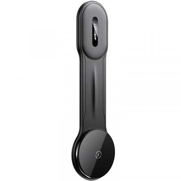 Фото - Автотримач з бездротовою зарядкою AceFast D21 Magnetic wireless Velcro (6974316282907)