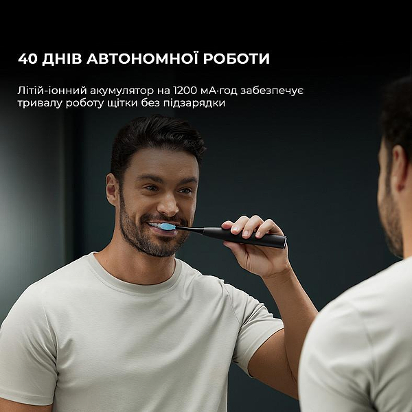 Фото - Зубна щітка електрична Oclean X Ultra 20 S Duo Set Green+Black (6970810557152)