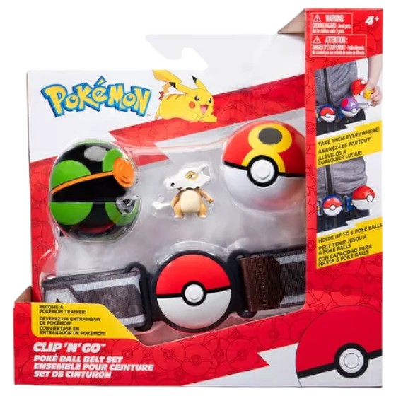 Набор игровых фигурок Pokemon W15 - ПОЯС С ПОКЕБОЛАМИ КУБОН (PKW3644)