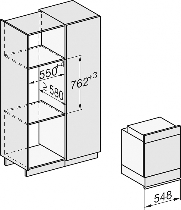 Фото - Духова шафа Miele H 2861 BP чорний обсидіан