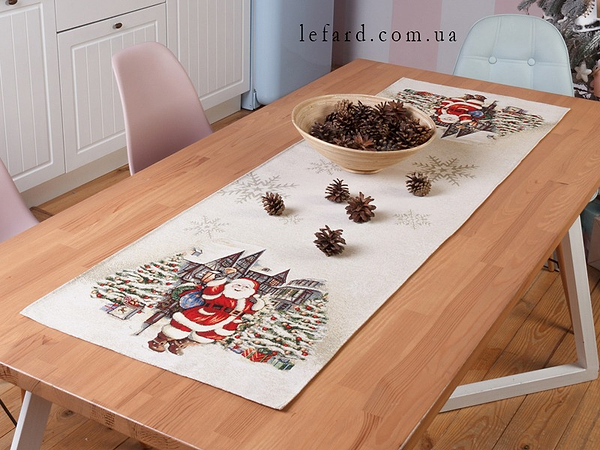 Фото - Скатертина раннер Lefard гобелен Village 40х100 см (732-065)