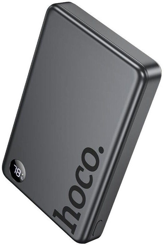 Батарея мобільна HOCO Q34 Clever PD20W Magnetic 10000 mAh Metal Gray (715107)