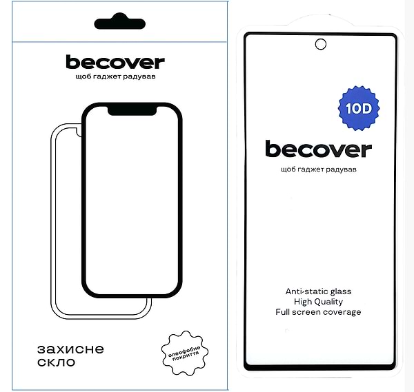 Фото - Захисне скло для смартфону BeCover for Google Pixel 6A 10D Black (711488)