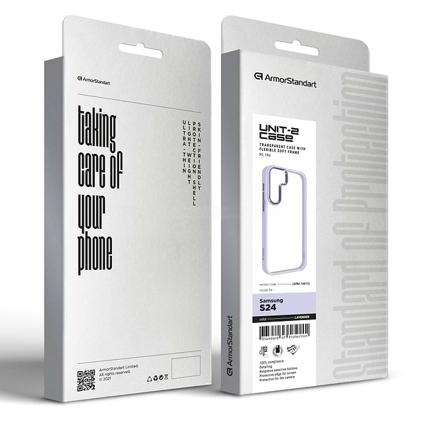 Фото - Чохол для смартфону Armorstandart UNIT2 for Samsung S24 Lavender (ARM74813)