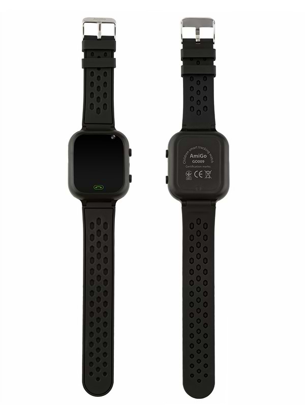 Фото - Уцінка - Смарт-годинник AmiGo GO009 Camera+LED WIFI Black