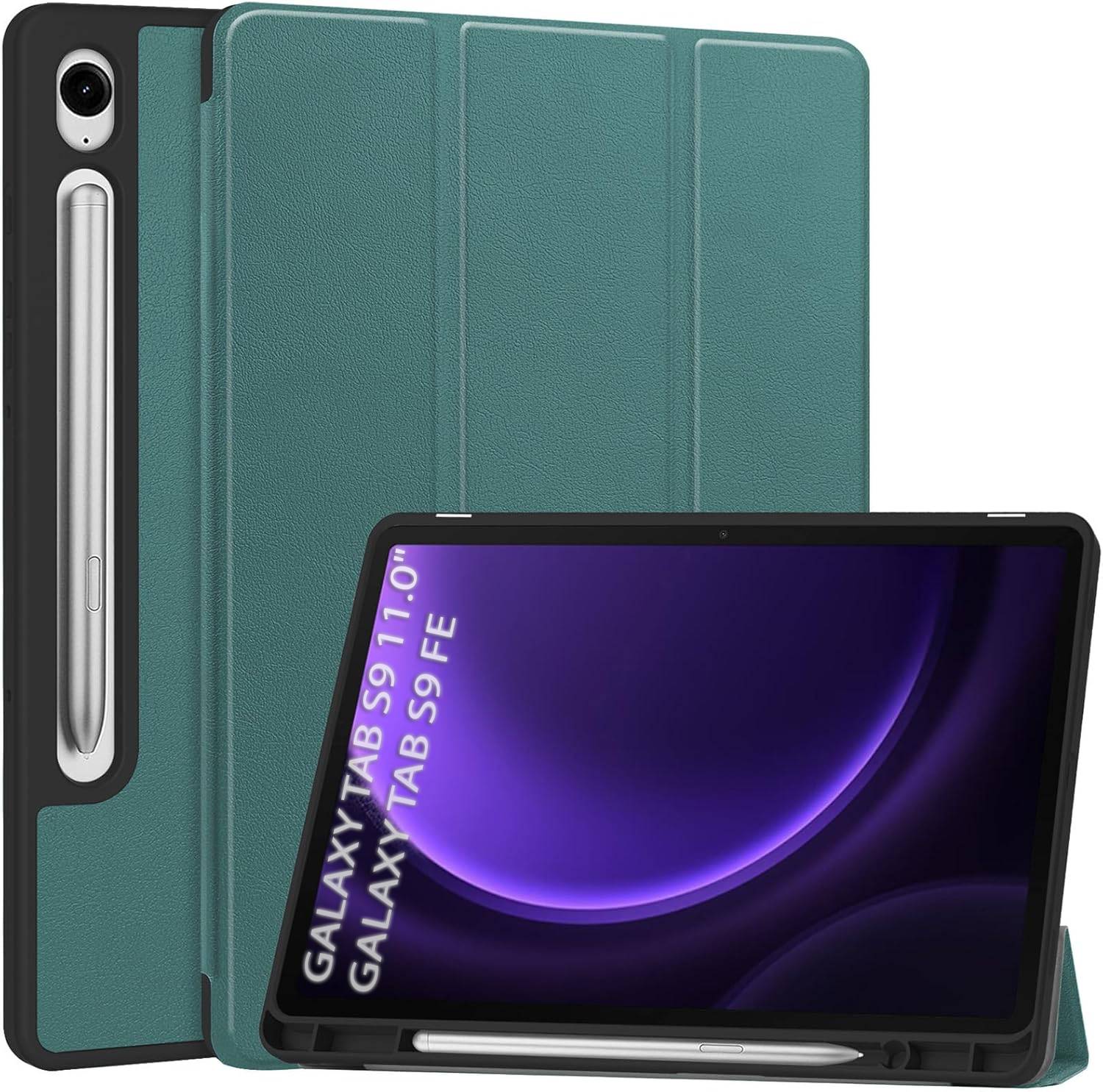 Чехол для планшета BeCover Flexible TPU Mate for Samsung Galaxy Tab S9 (SM-X710/SM-X716)/S9 FE (SM-X510/SM-X516B) 11.0" Dark Green (712529)