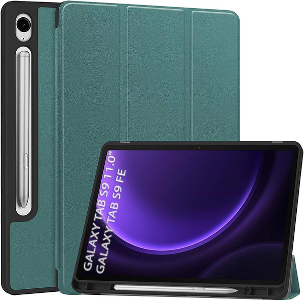 Фото - Чехол для планшета BeCover Flexible TPU Mate for Samsung Galaxy Tab S9 (SM-X710/SM-X716)/S9 FE (SM-X510/SM-X516B) 11.0" Dark Green (712529)