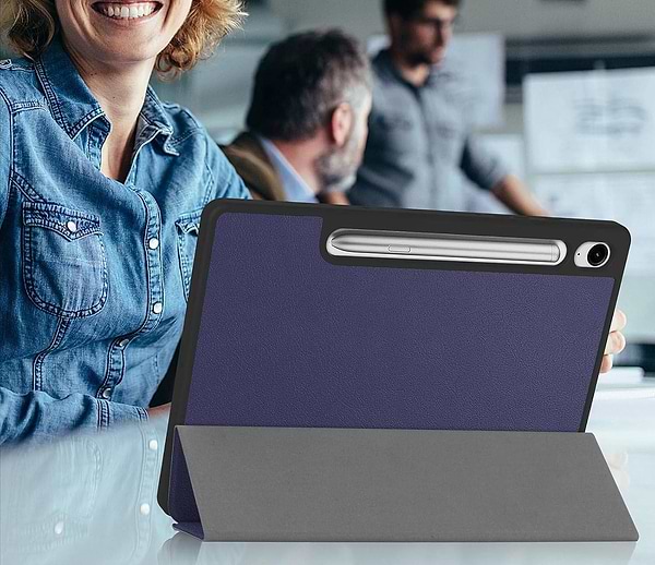 Фото - Чехол для планшета BeCover Flexible TPU Mate for Samsung Galaxy Tab S9 (SM-X710/SM-X716)/S9 FE (SM-X510/SM-X516B) 11.0" Deep Blue (712528)