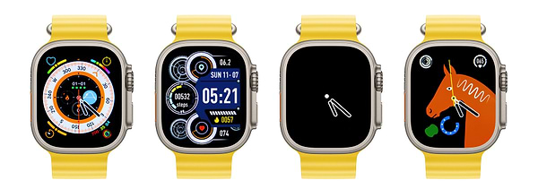 Фото - Смарт-годинник Aura X4 ProMax 53mm Yellow (SWAX453Y)