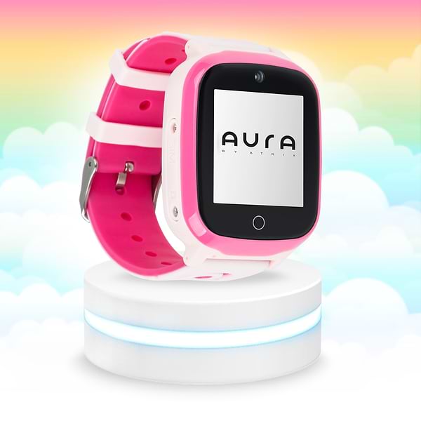 Фото - Уцінка - Дитячий годинник Aura A200 Tracker/WIFI Pink (AUR-A200-P)