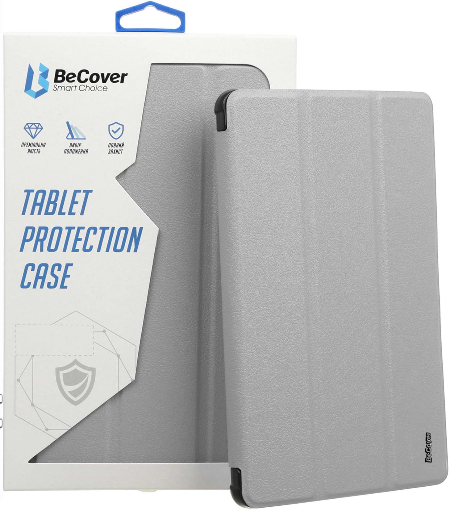 Чохол для планшета Becover Soft Edge з кріпленням Apple Pencil for Apple iPad 10.9'' (10 Gen)/iPad 11'' (A16) Gray (709236) - Фото 1