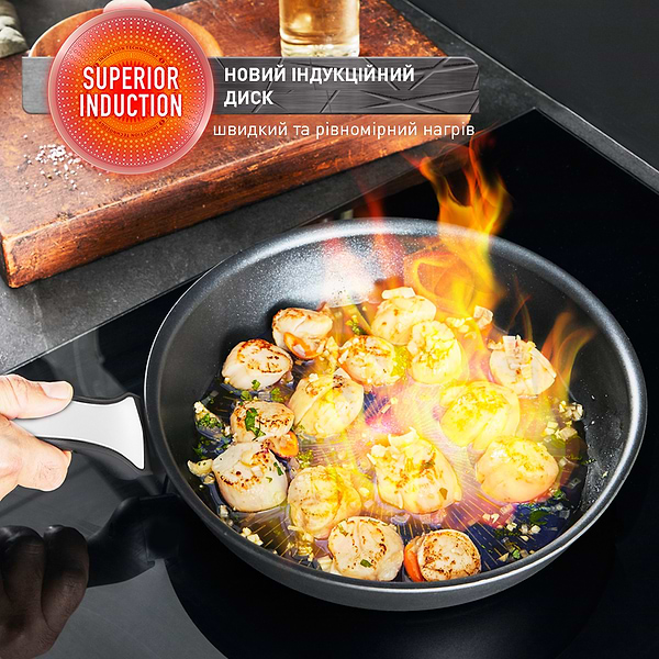 Фото - Сковорода універсальна Tefal G25904AZ Unlimited ON 24 см