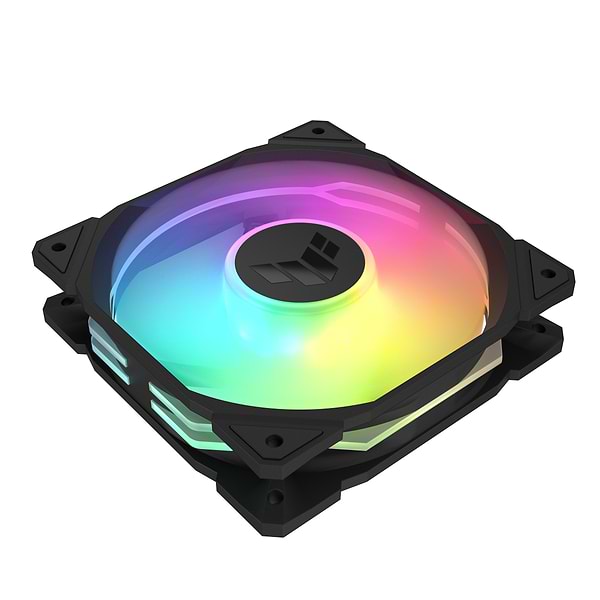 Фото - Корпусний вентилятор Asus TUF Gaming TR120 ARGB Reverse Black (90DA00D0-B09000)