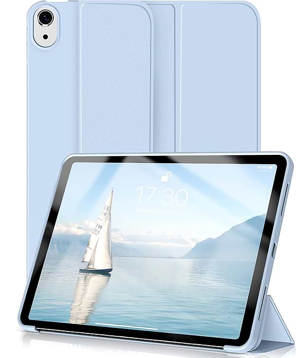 Фото - Чохол для планшета Becover Tri Fold Soft TPU Silicone for Apple iPad 10.9" (2022/2024)/iPad (А16) 2025 11" Light Blue (708522)