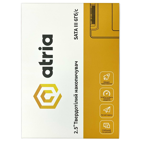 Фото - SSD-накопичувач внутрішній ATRIA 256GB XT200 SATA 3.0 (ATSATXT200/256)