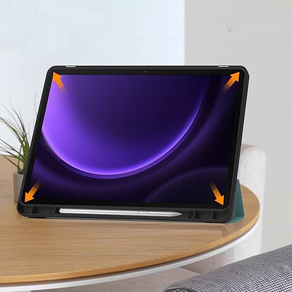 Фото - Чехол для планшета BeCover Flexible TPU Mate for Samsung Galaxy Tab S9 (SM-X710/SM-X716)/S9 FE (SM-X510/SM-X516B) 11.0" Dark Green (712529)