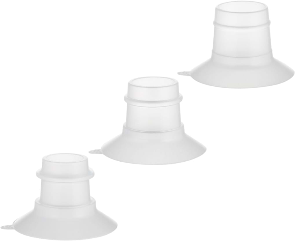 Аксесуар до молоковідсмоктувача Canpol babies Перехідники для лійки MilkShell 20/106 (19, 21 і 24 мм) (20/114) - Фото 1