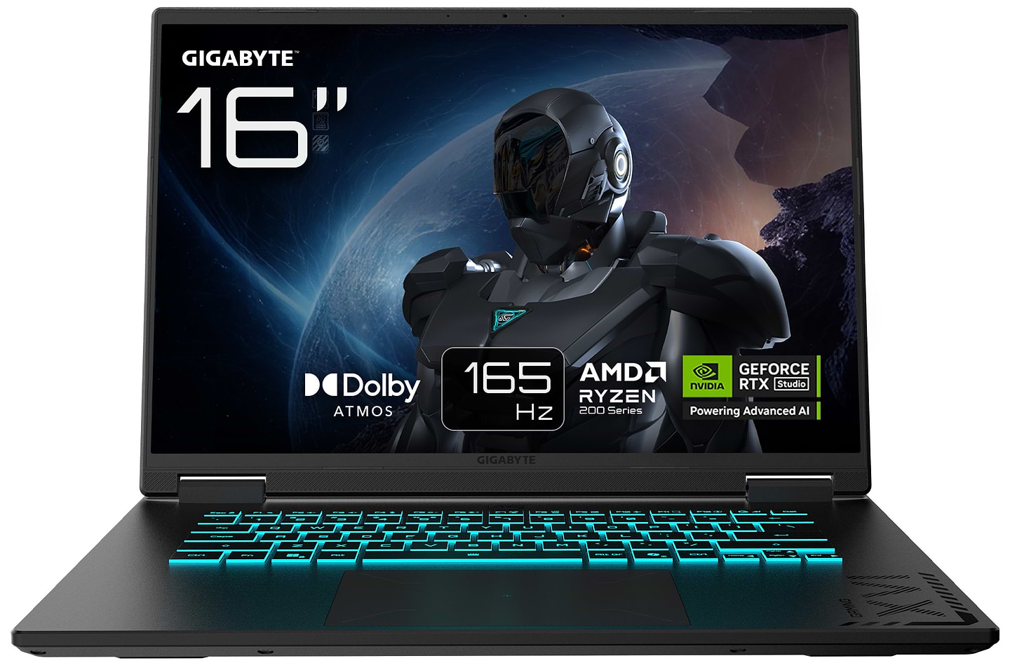 Ноутбук ігровий Gigabyte Gaming A16 (3THK3UA893SD) Black Steel - Фото 1