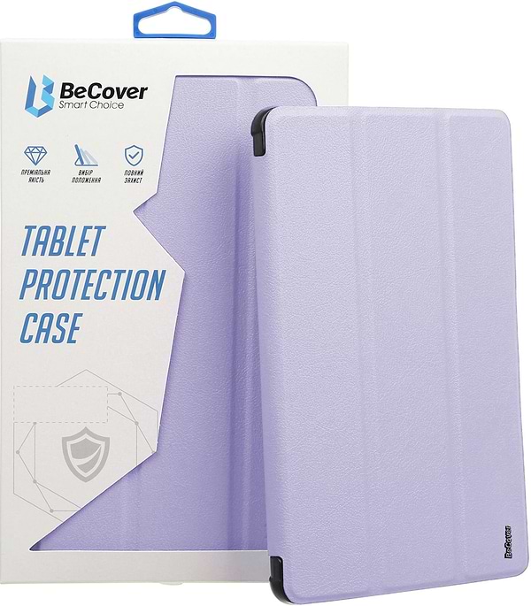 Фото - Чохол для планшета BeCover Ultra Slim Origami Transparent з кріпленням Apple Pencil для iPad Air (4/5) 2020/2022 10.9" Purple (711105)