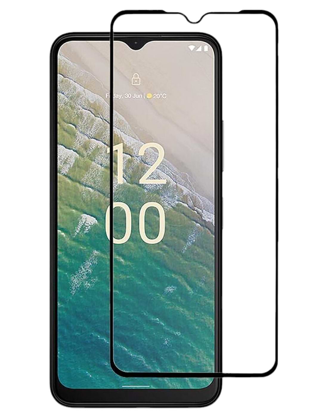 Защитное стекло для смартфона BeCover Nokia C32 Black (709739) - Фото 1