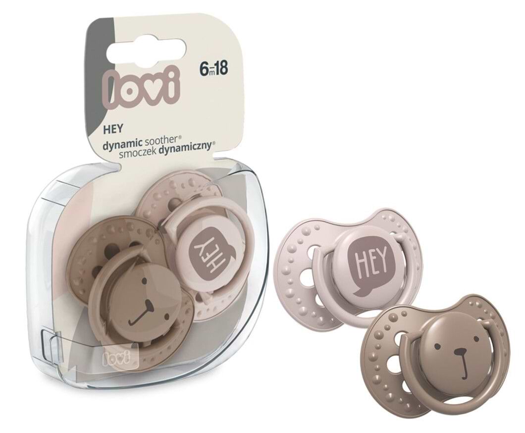 Симетрична пустушка Lovi 6-18 міс 2 шт. Hey Girl (22/887girl) - Фото 1