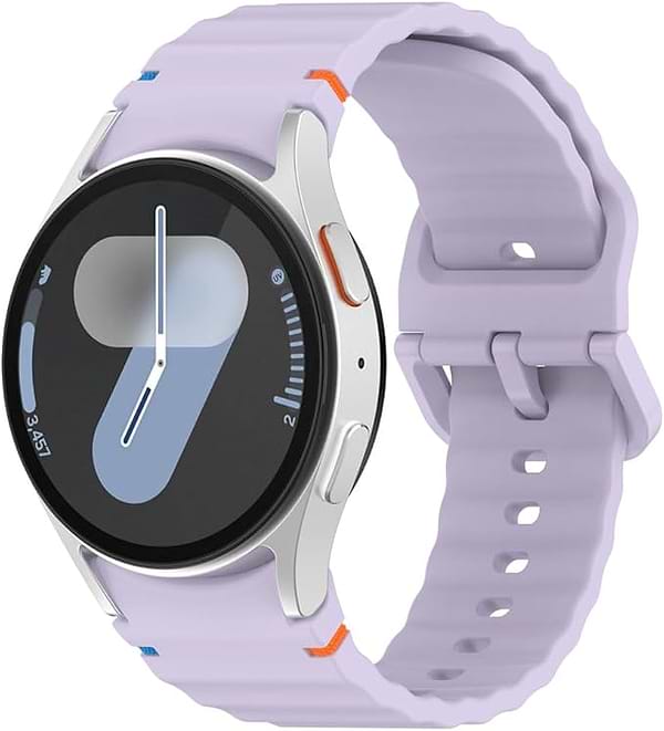Фото - Ремешок для смарт-часов BeCover Ribbed Tape for Samsung Galaxy Watch (20mm) 3 41mm/4 40mm-44mm/5 40-44mm/6 40-44mm/7 40-44mm Purple (712048)