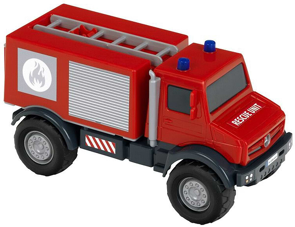 Фото - Наземная спецтехника Klein Пожарный автомобиль Unimog с этикеткой (3815)
