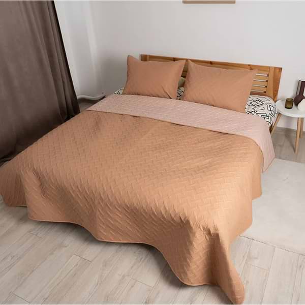 Фото - Покрывало двуспальное ТЕП Vintage 220х240 см Кофейный/Винтаж (4-00510_21780)