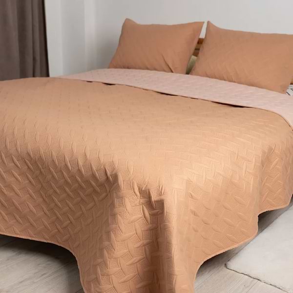 Фото - Покрывало двуспальное ТЕП Vintage 220х240 см Кофейный/Винтаж (4-00510_21780)