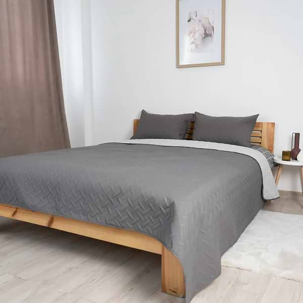 Фото - Набор покрывало + наволочки евро ТЕП Vintage 240х260 Серый/Винтаж (4-00513_21417)