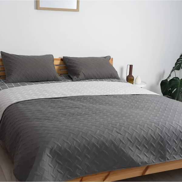 Фото - Набор покрывало + наволочки евро ТЕП Vintage 220х240 Серый/Винтаж (4-00511_21192)