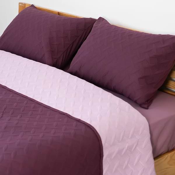 Фото - Набор покрывало + наволочки полуторный ТЕП Vintage 150х210 Бордовый/Винтаж (4-00507_18084)