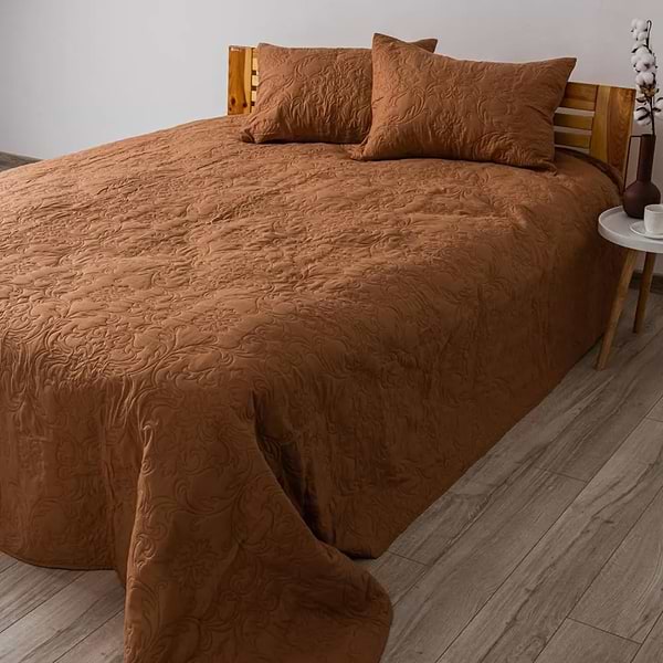 Фото - Набор покрывало + наволочки двуспальное ТЕП Vintage 180х240 Кофейный/Аравийская ночь (4-00509_22198)