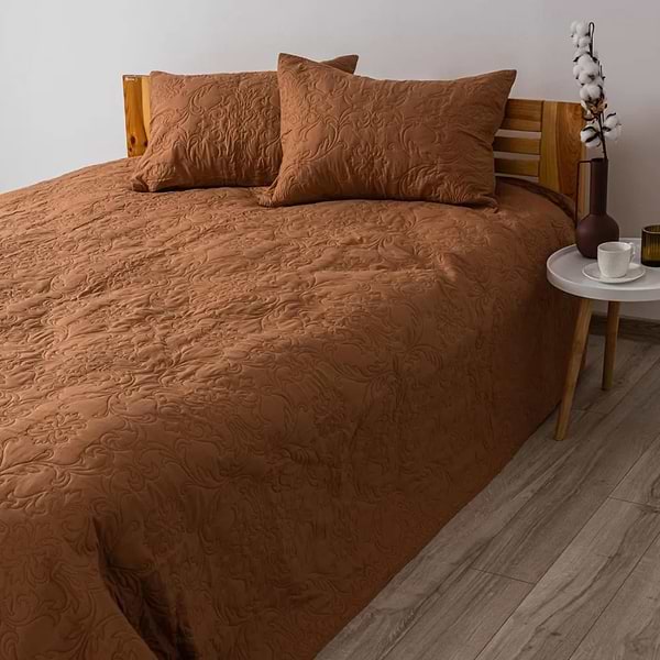 Фото - Набор покрывало + наволочки двуспальное ТЕП Vintage 180х240 Кофейный/Аравийская ночь (4-00509_22198)