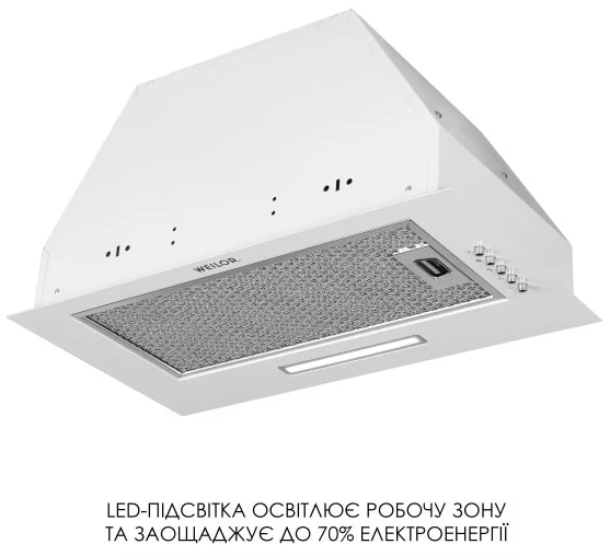 Фото - Витяжка вбудована Weilor WB 68 WH