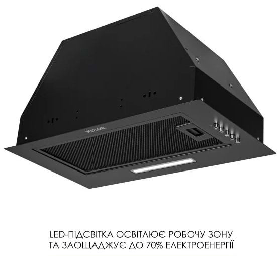 Фото - Вытяжка встраиваемая Weilor WB 68 FBL