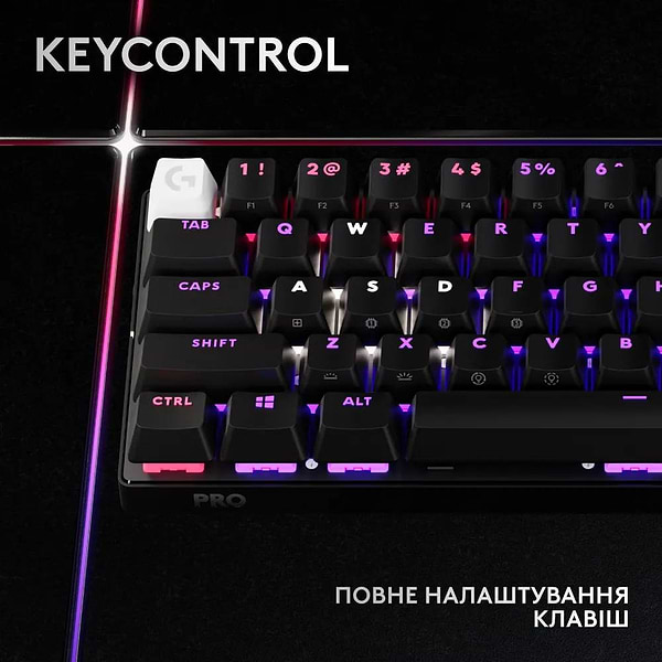 Фото - Клавиатура беспроводная игровая Logitech G Pro X 60 LightSpeed Black (920-011911)