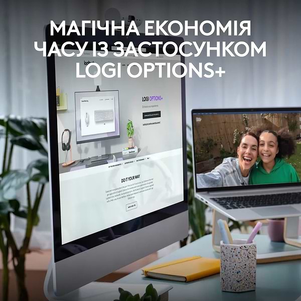 Фото - Клавіатура + миша бездротова Logitech Signature Slim Combo MK950 White (920-012491)