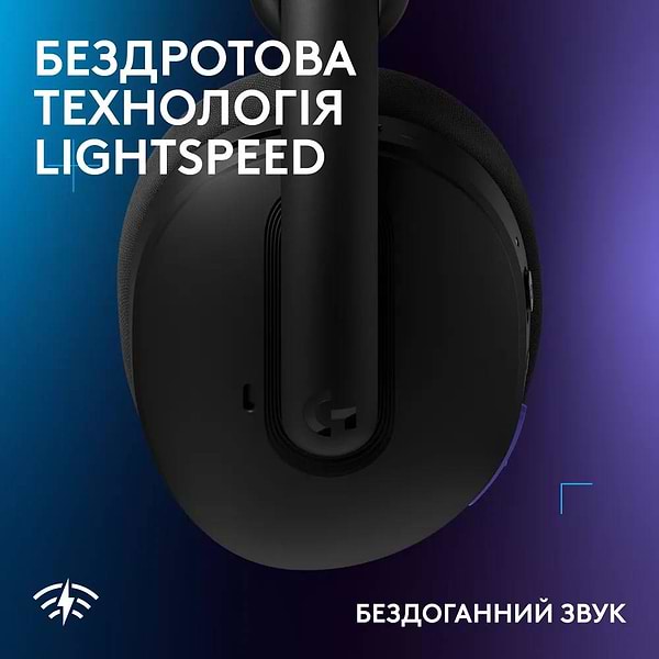 Фото - Гарнитура беспроводная игровая Logitech G325 LightSpeed Black (981-001524)