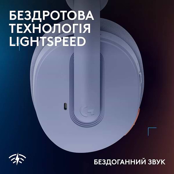 Фото - Гарнітура бездротова ігрова Logitech G325 LightSpeed Lilac (981-001538)
