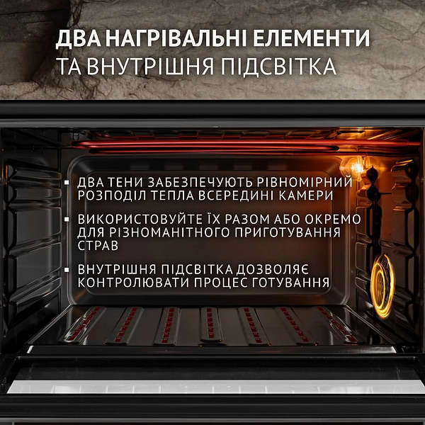 Фото - Печь электрическая Perfelli TRIMO 48 BLACK