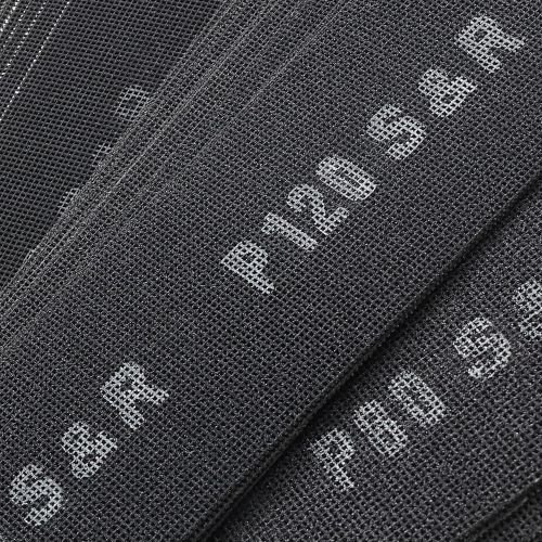 Фото - Сетка шлифовальная S&R 10xP80,P120,P220,P400 280х93 мм 40 шт. (230093040)