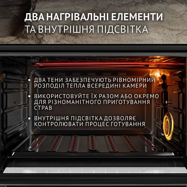 Фото - Уценка - Печь электрическая Perfelli SIERRA 48 BLACK