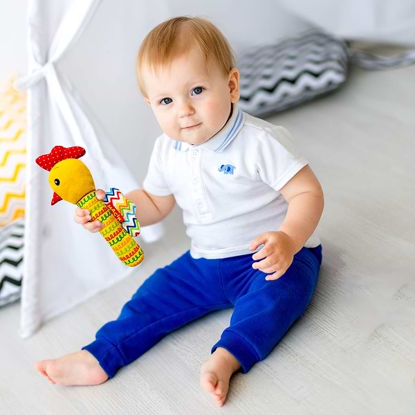 Фото - Погремушка Macik палочка Петушок (МС 010302-02)